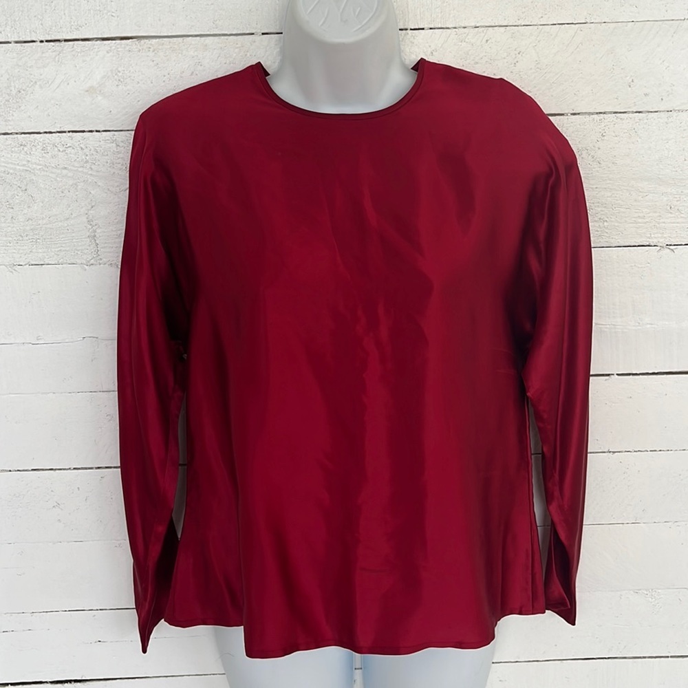 Dana Buchman 100% Silk Blouse Size 10P